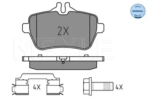 MEYLE Brake Pad Set, disc brake (0252507119)