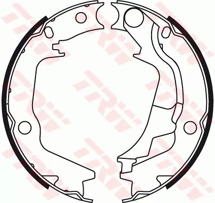 Brake Shoe Set, parking brake