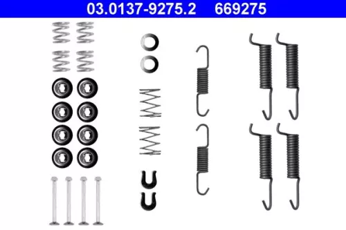 Accessory Kit, parking brake shoes