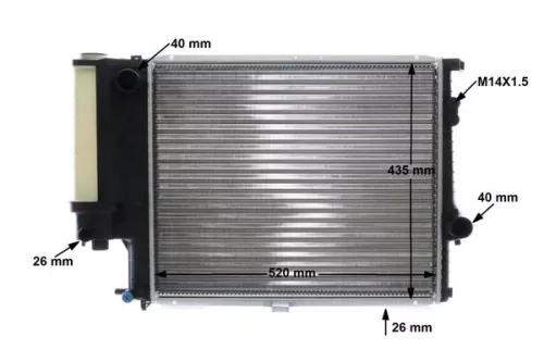 MAHLE Radiator, engine cooling (CR244001S)