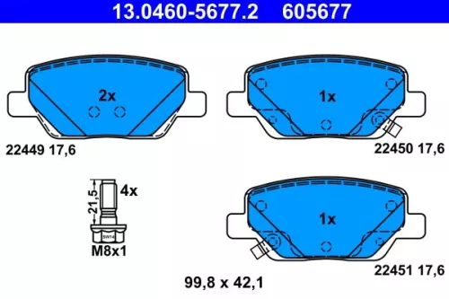 Brake Pad Set, disc brake