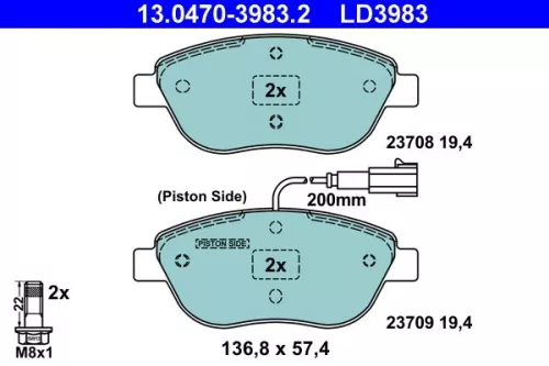 Brake Pad Set, disc brake