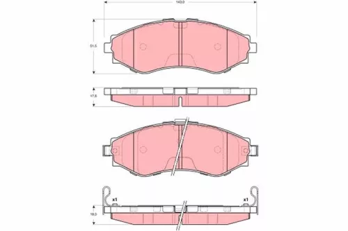 Brake Pad Set, disc brake