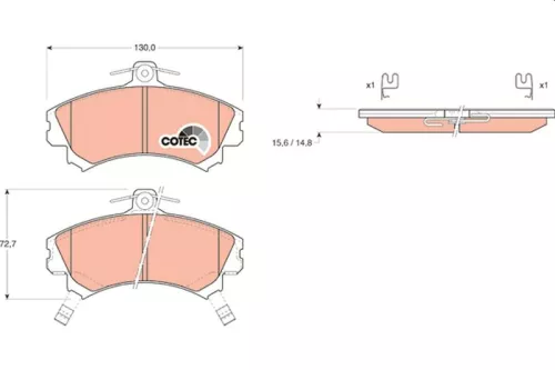 Brake Pad Set, disc brake