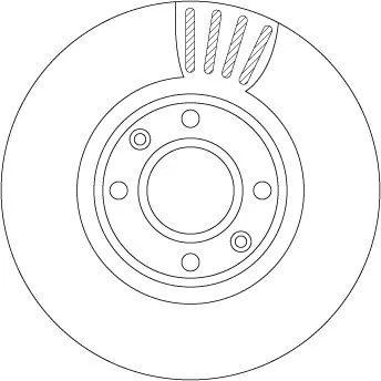 TRW Brake Disc (DF4813S)