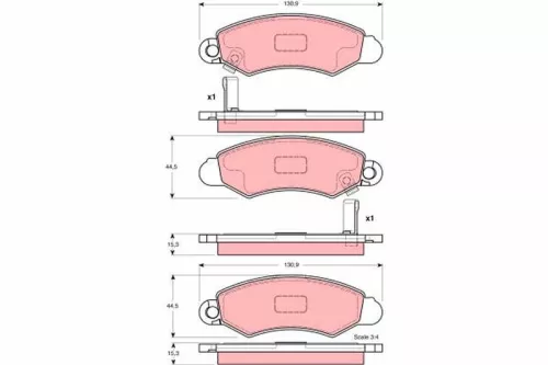 Brake Pad Set, disc brake