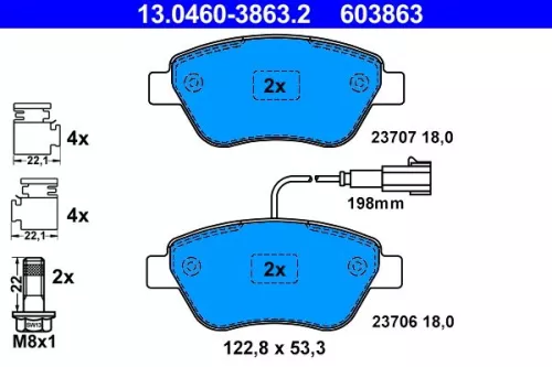 Brake Pad Set, disc brake