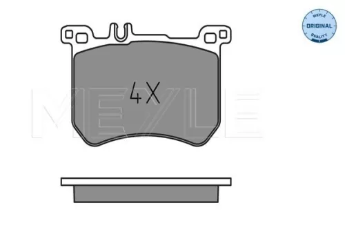 MEYLE Brake Pad Set, disc brake (0252518317)