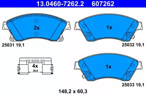 Brake Pad Set, disc brake