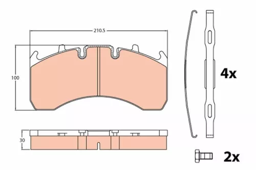 Brake Pad Set, disc brake