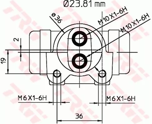 TRW Wheel Brake Cylinder (BWK223)