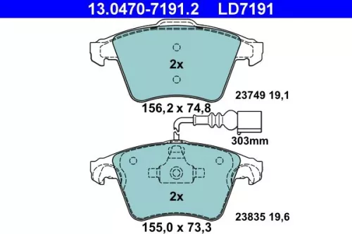 Brake Pad Set, disc brake
