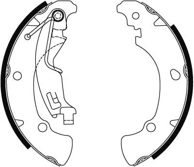 TRW Brake Shoe Set (GS8488)