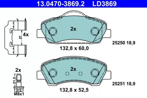 Brake Pad Set, disc brake