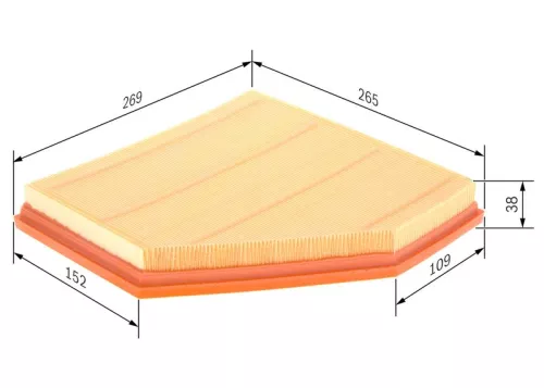 BOSCH Air Filter (F026400270)