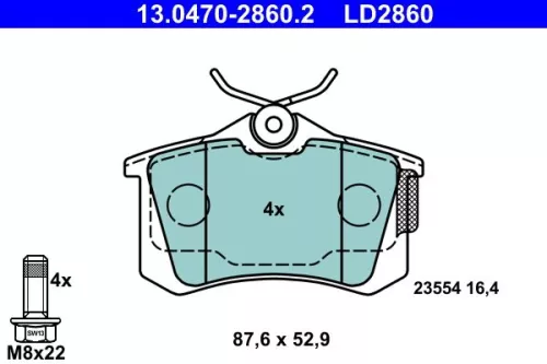 Brake Pad Set, disc brake