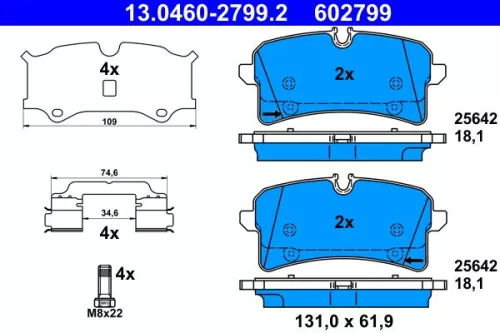 Brake Pad Set, disc brake