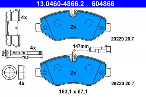 Brake Pad Set, disc brake