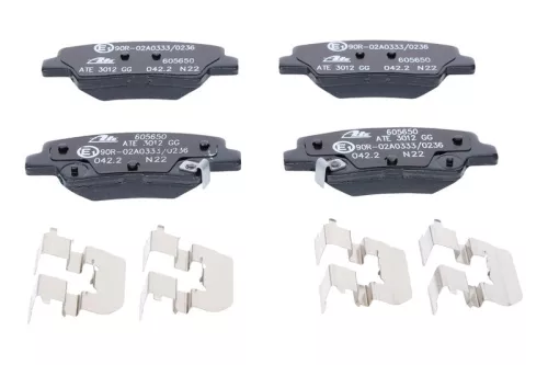 ATE Brake Pad Set, disc brake (13.0460-5650.2)