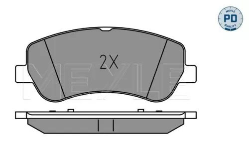 MEYLE Brake Pad Set, disc brake (0252486720/PD)