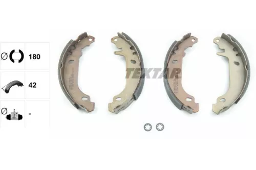 TEXTAR Brake Shoe Set (91037400)