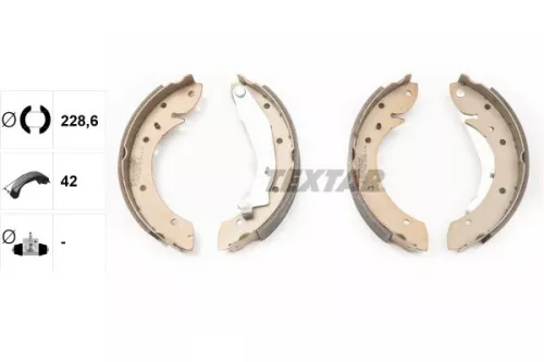TEXTAR Brake Shoe Set (91052900)