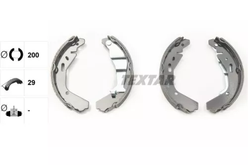TEXTAR Brake Shoe Set (91065200)