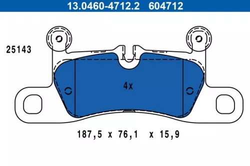 Brake Pad Set, disc brake