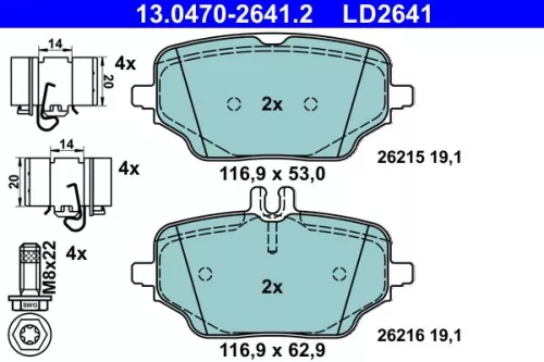 Brake Pad Set, disc brake