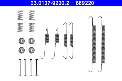 Accessory Kit, brake shoes