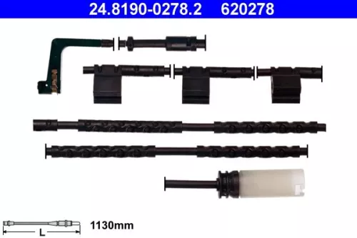 Warning Contact, brake pad wear