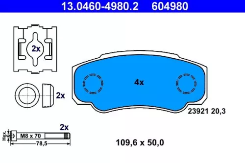 Brake Pad Set, disc brake