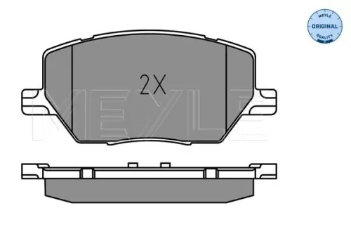 MEYLE Brake Pad Set, disc brake (0252216520)