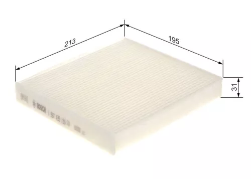 BOSCH Filter, cabin air (1987435130)