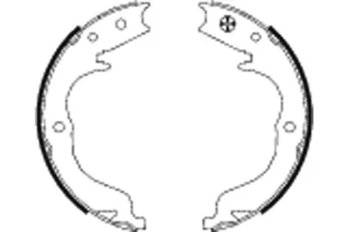 Brake Shoe Set, parking brake
