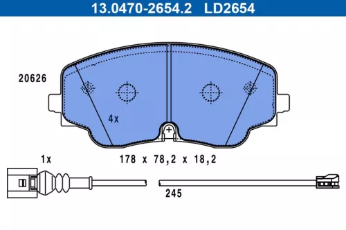 Brake Pad Set, disc brake