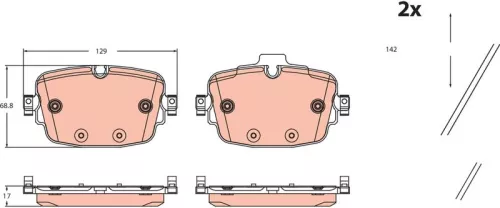 Brake Pad Set, disc brake