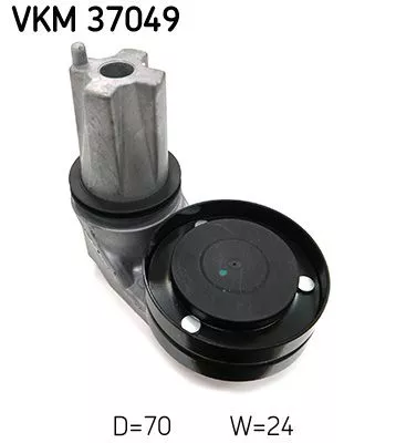 Deflection/Guide Pulley, V-ribbed belt