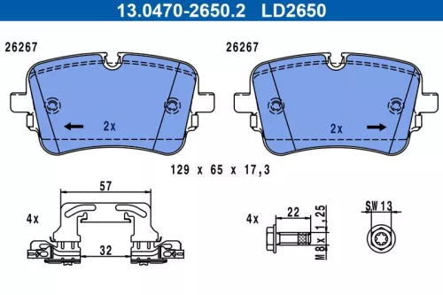 Brake Pad Set, disc brake