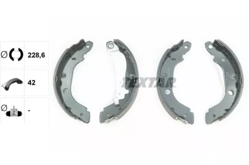 TEXTAR Brake Shoe Set (91052700)