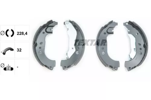 TEXTAR Brake Shoe Set (91080100)