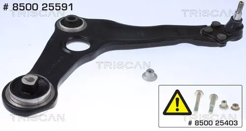 Control/Trailing Arm, wheel suspension