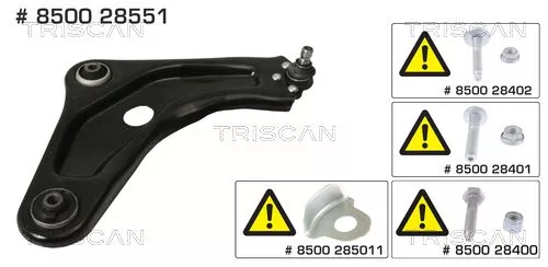 Control/Trailing Arm, wheel suspension