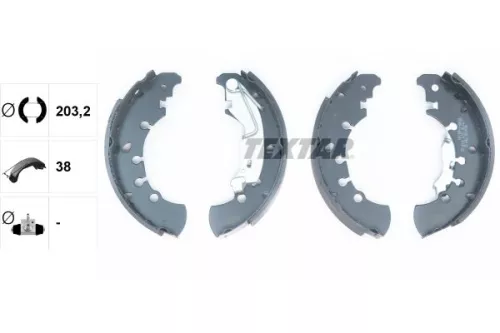TEXTAR Brake Shoe Set (91061100)