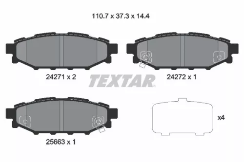 Brake Pad Set, disc brake