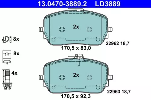 Brake Pad Set, disc brake