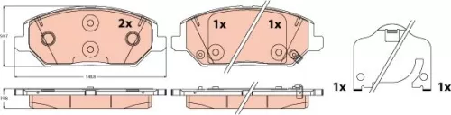 Brake Pad Set, disc brake