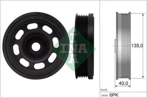 Belt Pulley, crankshaft