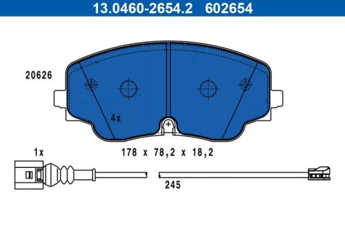 Brake Pad Set, disc brake