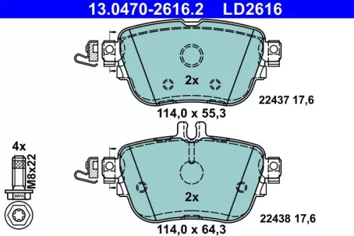 Brake Pad Set, disc brake